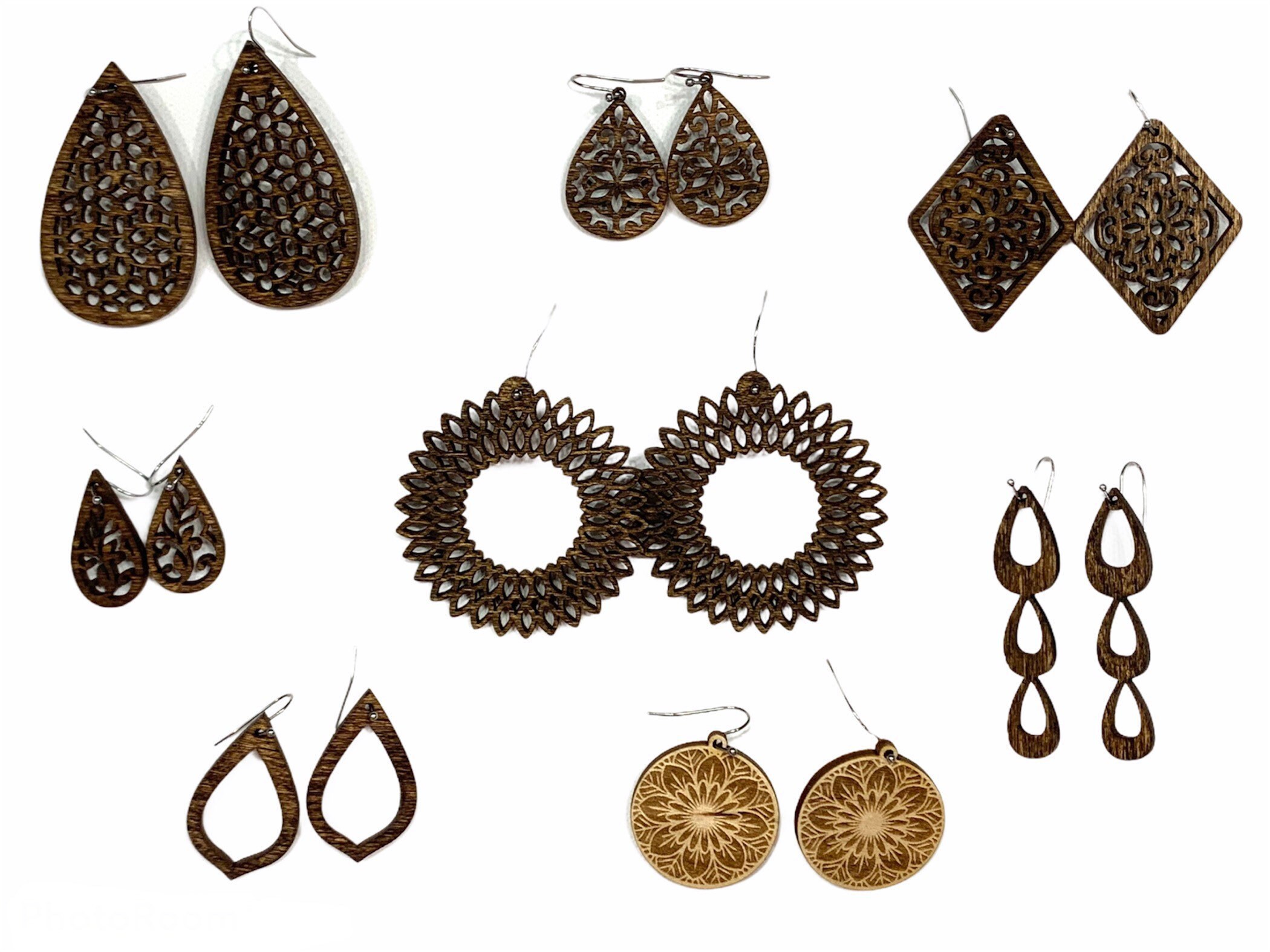 Wholesale earrings bulk bulk earrings wooden earrings for Etsy