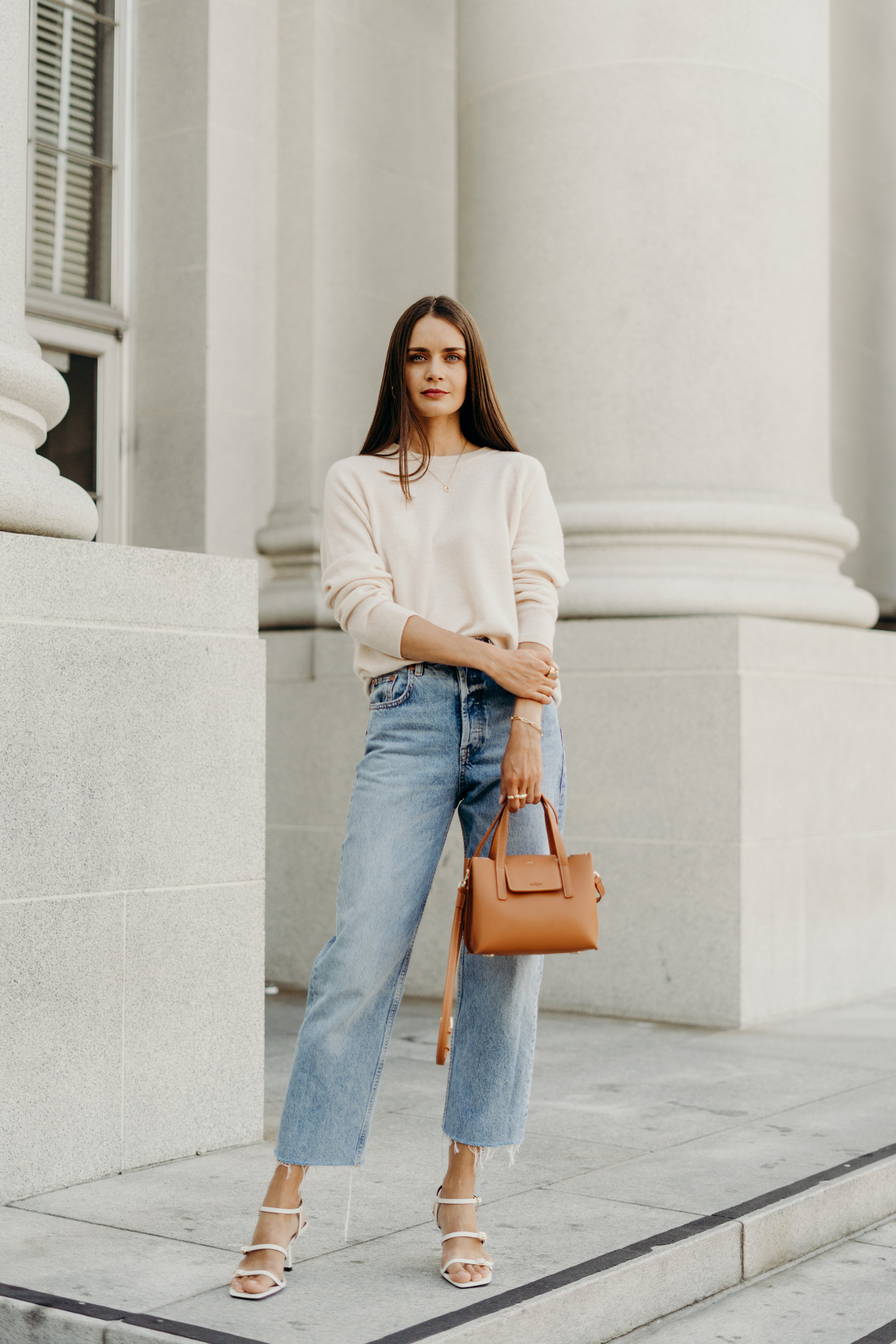 Wood Berry - Leather Mini Satchel Bag - Crossbody or