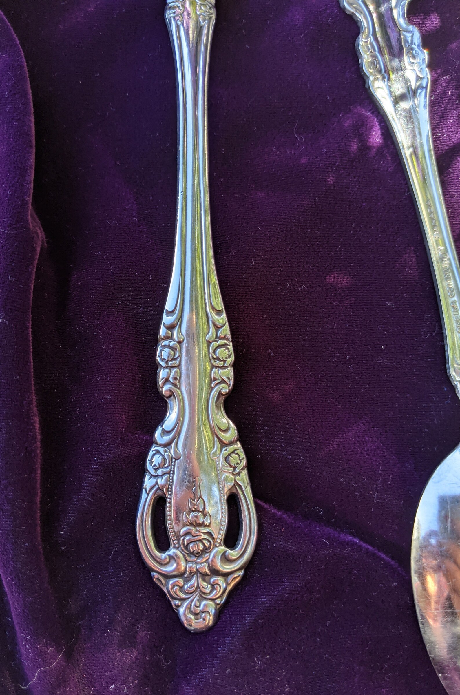 Oneida Brahms Vintage Serving Flatware Pieces set of 8 Etsy