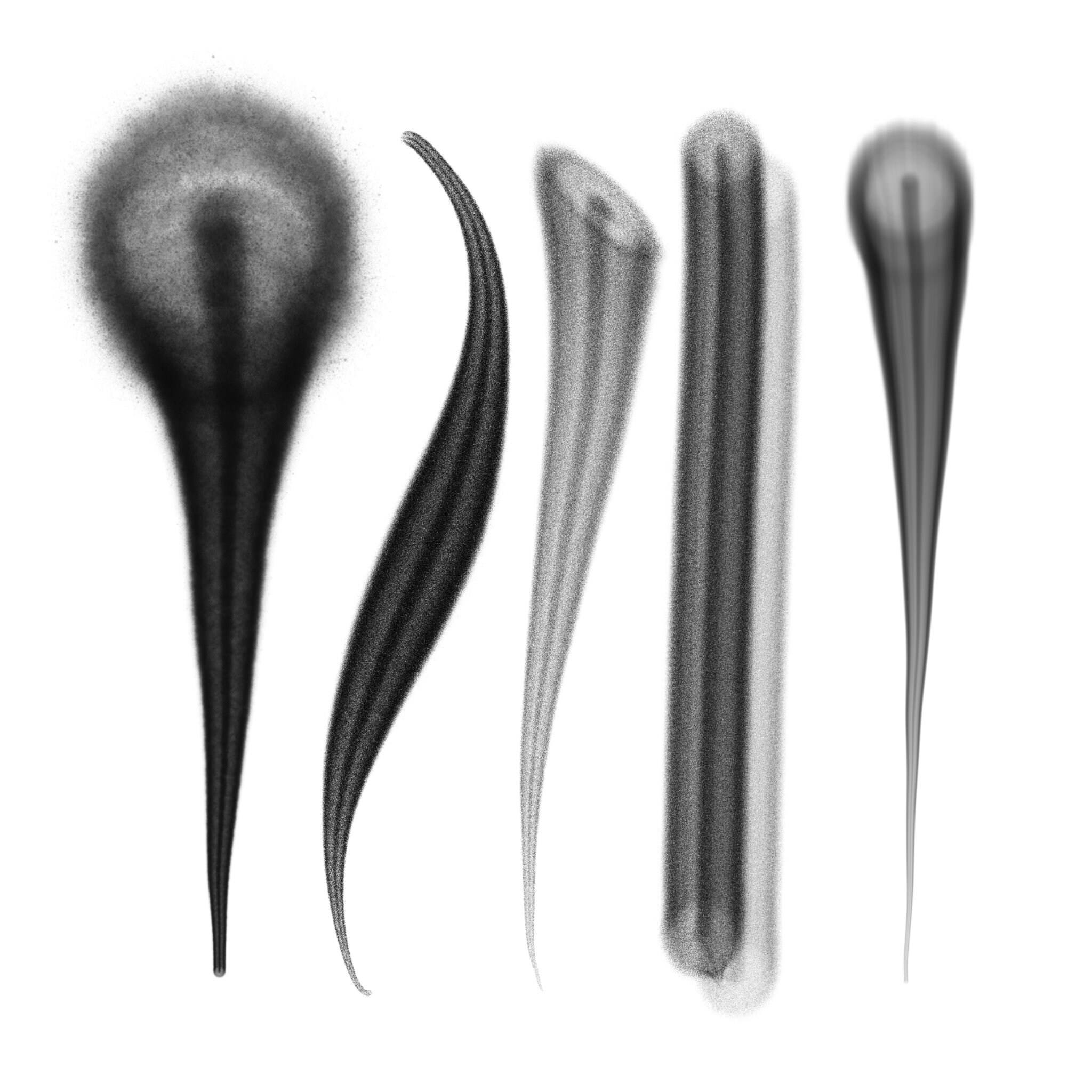 5 Fat Cap Brush Set Fat Cap Brushes Procreate Brush iPad & Etsy