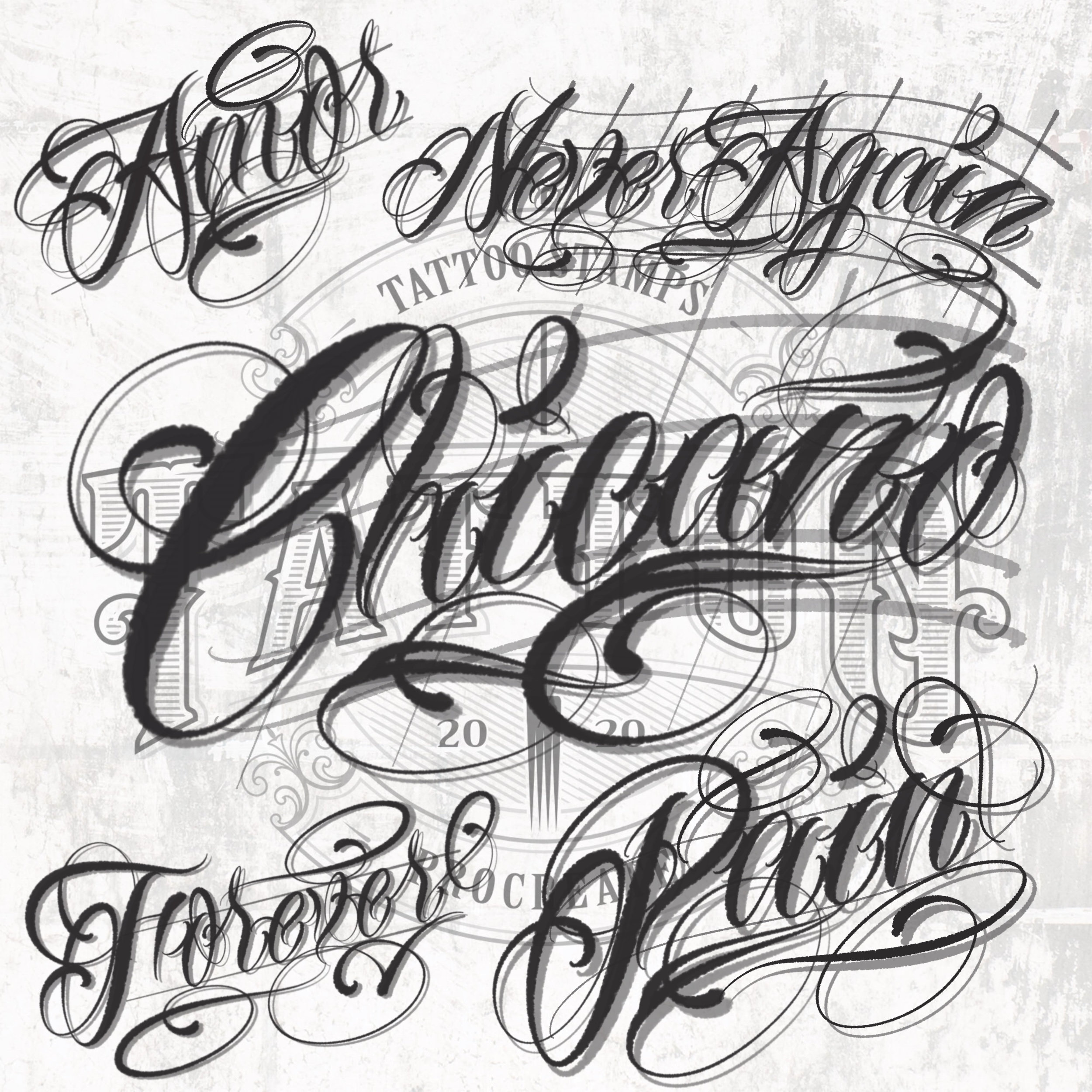 Lettering chicano style letteringtattoo chicanolettering  Flickr