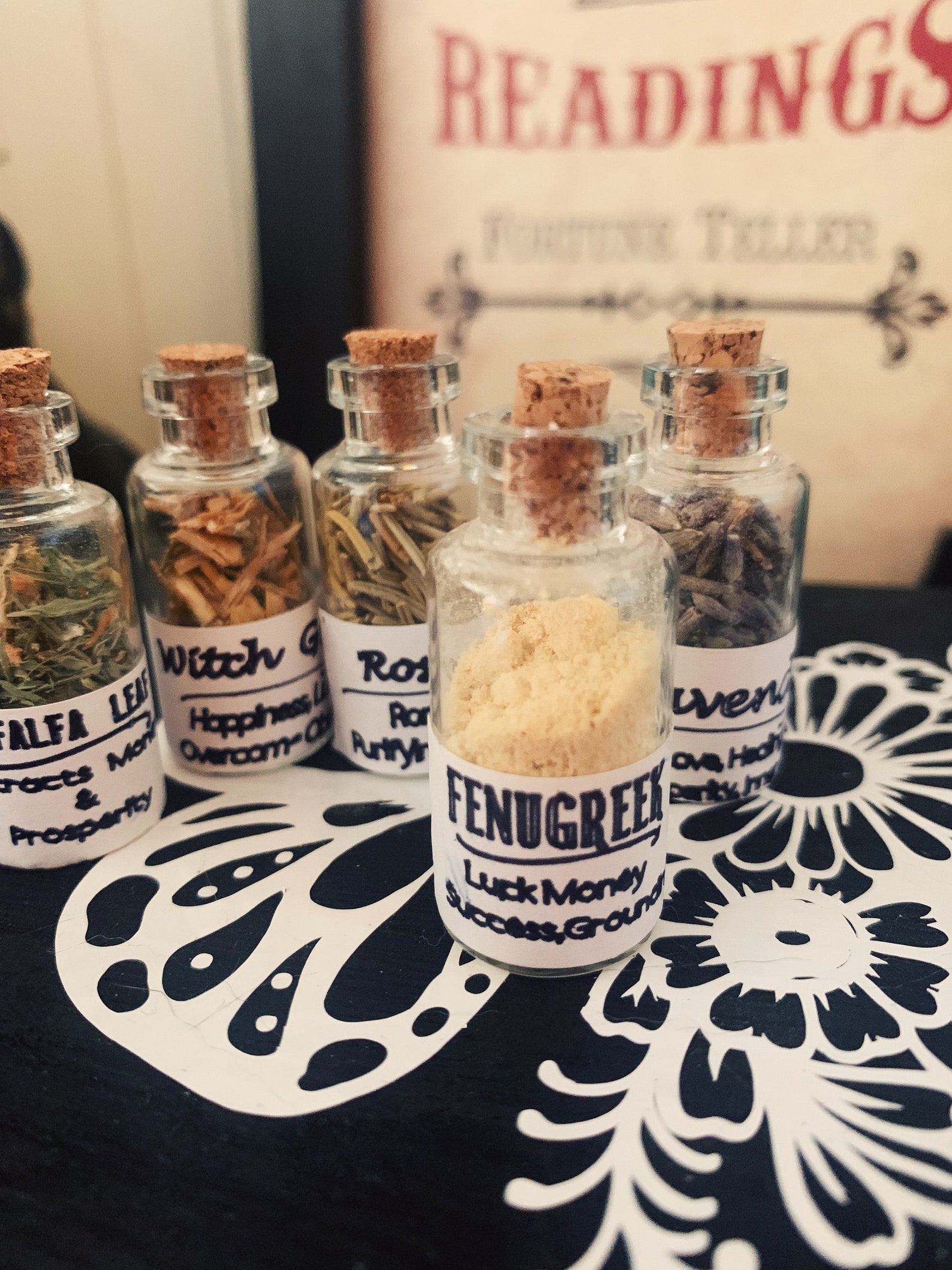 Herbs Herb bottles Herb jars mini herb jar mini jar cork Etsy