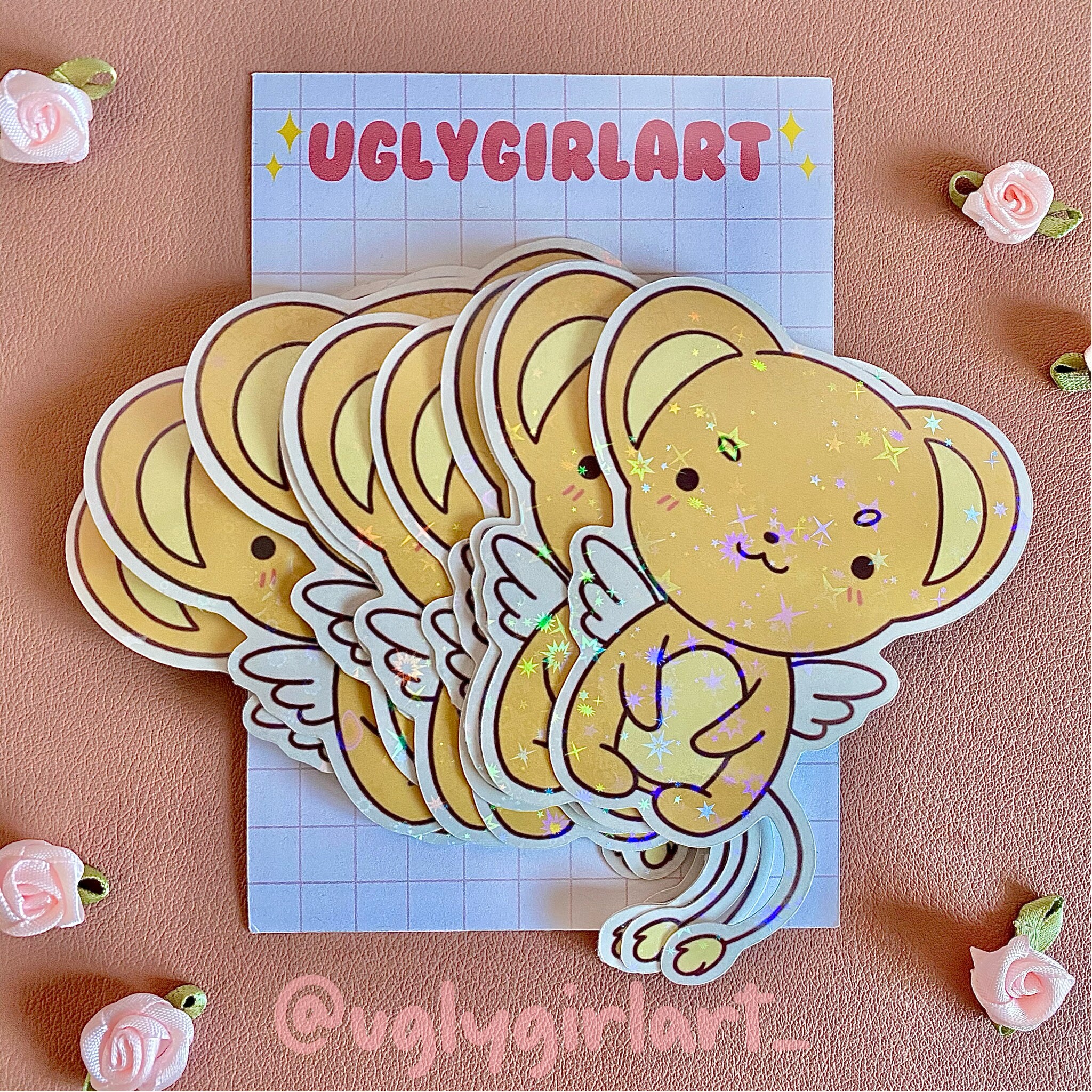 Kero chan holographic sticker
