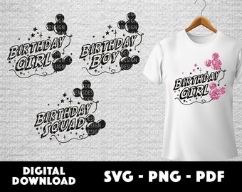 SVG de cumpleaños, archivos de corte de cumpleaños, paquete de cumpleaños para Cricut, imágenes prediseñadas de cumpleaños, SVG con frases de cumpleaños
