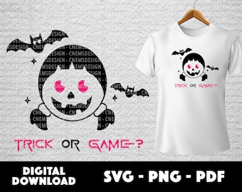 Halloween SVG, Muñeca de juego de calamar de Halloween, Juego de calamar SVG, Juego de calamar, Descarga instantánea, PNG, Archivo cortado, Silueta, Paquete Svg,Pdf,