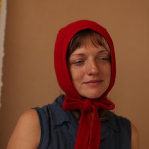 Lambswool Knitted Bonnet