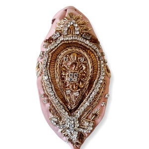 Tiaras de contas, acessórios para cabelo, faixas de cabelo, faixas de cabelo bordadas, faixas de cabelo com nós, faixa de cabeça com nós enfeitados, faixa de cabelo de noiva, faixa de cristal