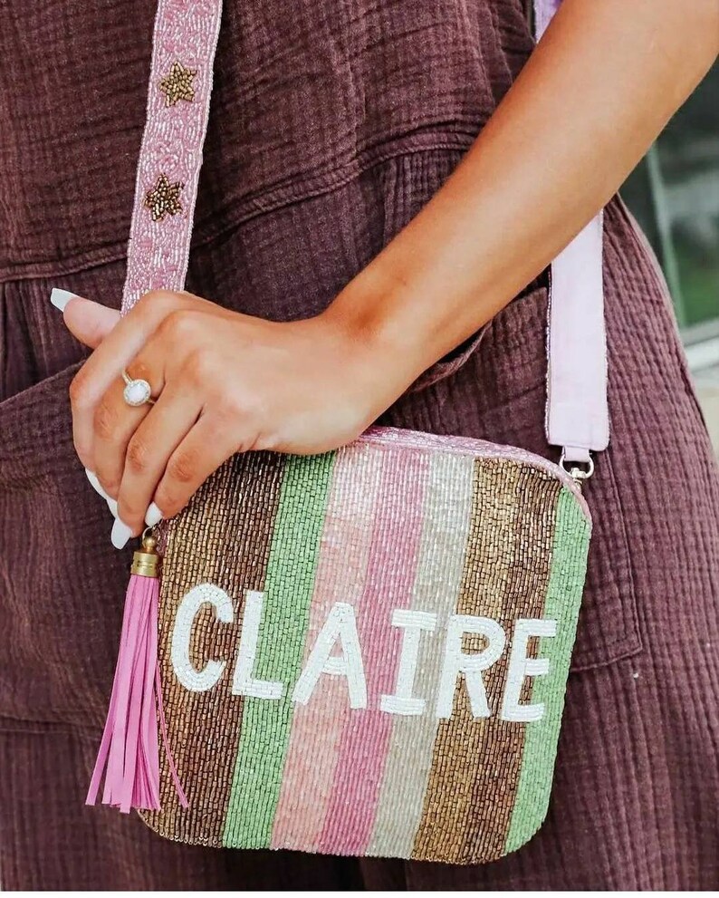 Monogram Clutch Customized Name Clutch Bride Clutch Etsy