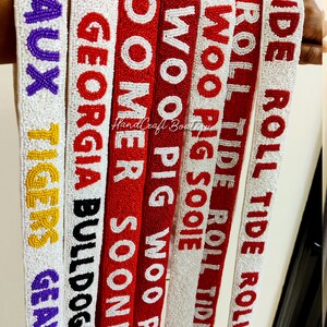 COLLEGIATE BEADED STRAP - FOOTBALL