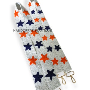 TITANS beaded GameDay Purse strap, Customized beaded strap, College Custom bag strap, Beaded gameday strap, Stadium Beaded strap