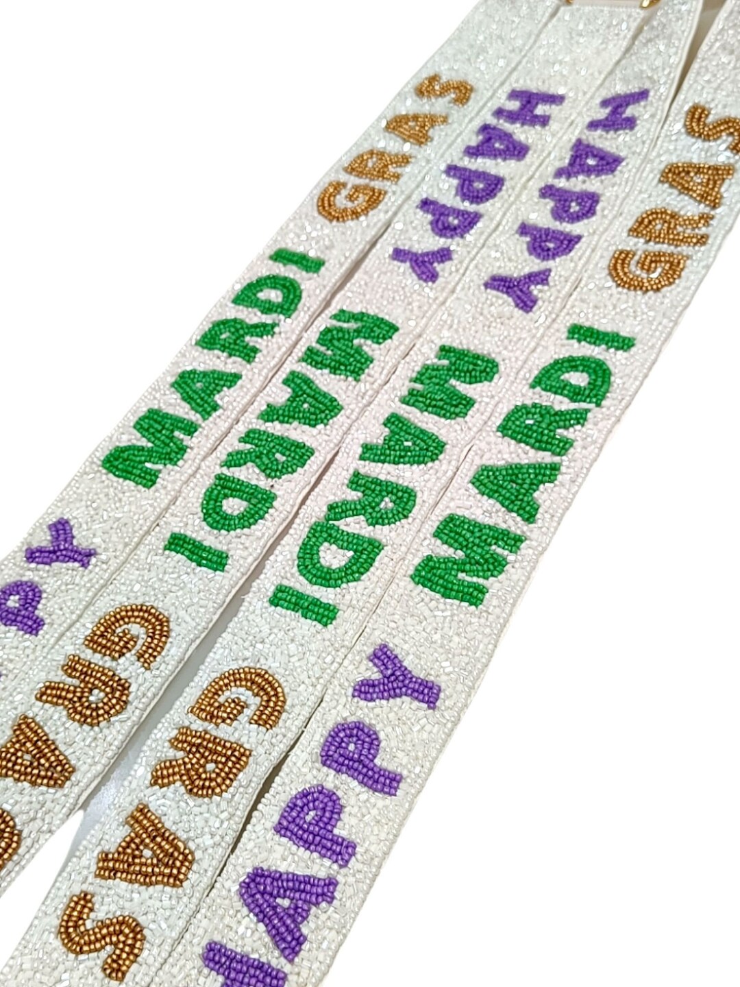 beaded mardi gras purse