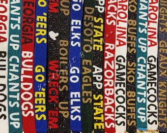 Game Day Purse strap, Customized beaded strap, College Custom bag strap, Personalized bag strap, Beaded game day strap, Stadium Beaded strap