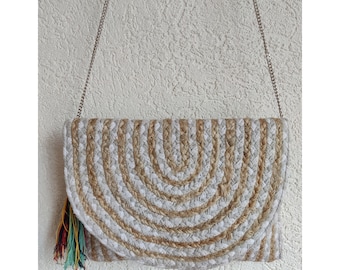 Stro tassen, stro portemonnee, strand sling tassen, strand portemonnee, stro geweven clutch tas, stro portemonnee, vakantie tassen, vakantie tassen, zomer strandtas