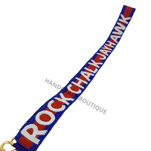 2 INCHES GameDay Purse strap, Customized beaded strap, Gameday strap, Stadium Beaded strap, Go hogs, TCU Go frogs, Aggies, Red Raiders strap