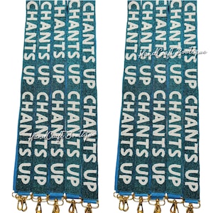 Cinturino della borsa del giorno della partita, Cinturino di perline personalizzato, Tracolla della borsa personalizzata del college, Tracolla della borsa personalizzata, Cinghia del giorno della partita di perline, Cinghia di perline dello stadio