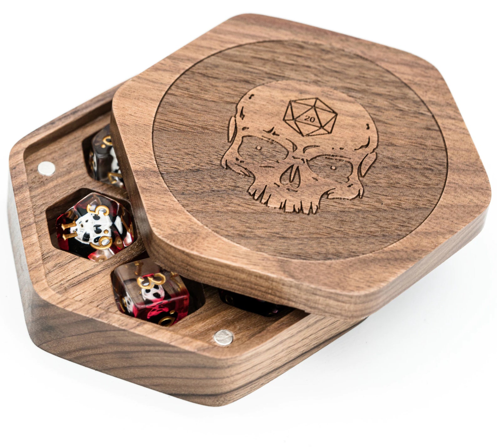 Wooden Dice Box Storage Box for 16mm DND Dice Dice set Etsy