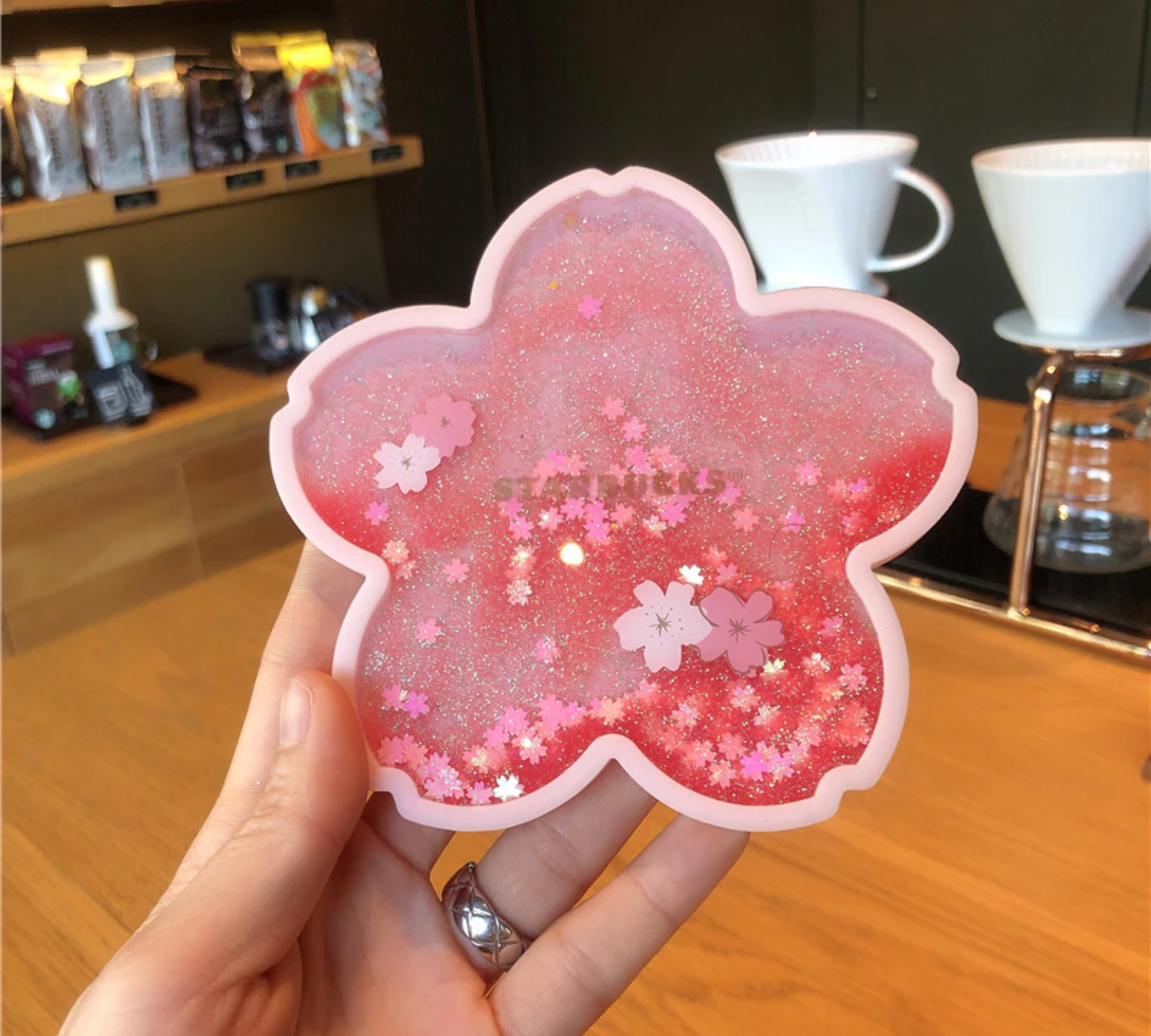 Creative Sakura Cherry Blossom Coasters Japanese Coaster Set Etsy