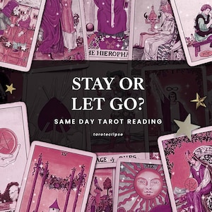 Blijven of gaan lezen: blijf je of ga je verder? Wachten of loslaten? Dezelfde dag (24 uur) TAROTLEZING