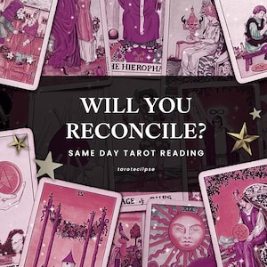 Versöhnungs-Lesung – Wirst du dich versöhnen? Am selben Tag (24 Stunden) TAROT-Lesung