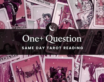 One(+) Tarot Question Reading In-Depth – Same Day (24hrs) TAROT READING