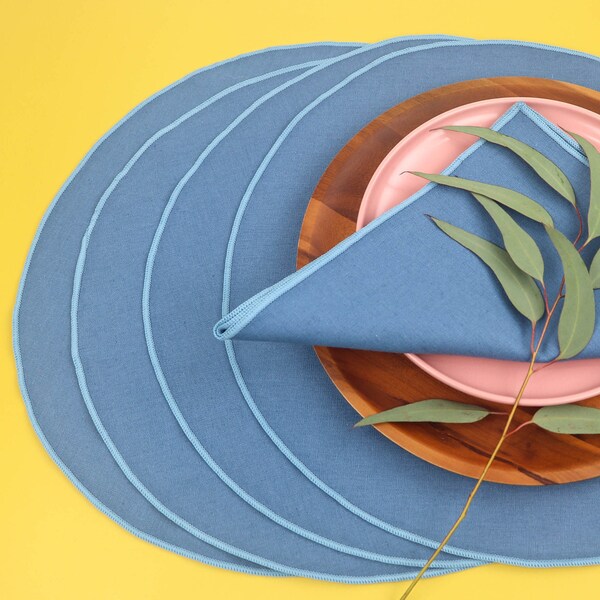 Round Placemats Etsy