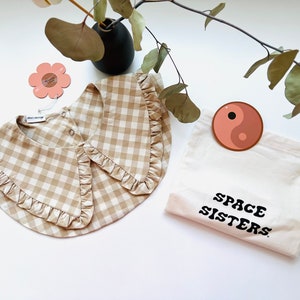 Detachable Collar | Dicky | Dickey | Ruffled | Ruffle | Prairie | Statement | Fashion | Preppy | Edwardian | Cottagecore | Gingham