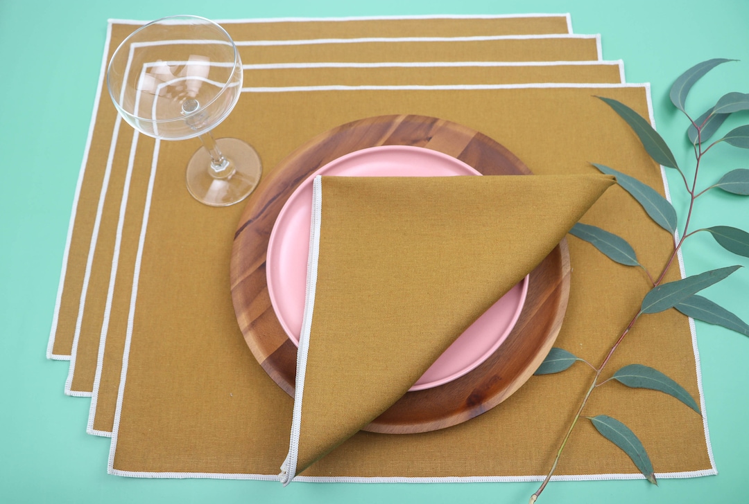 MIJOMA Tovagliette In Bambù - Set Di 4, 30x45 Cm, Marrone, Facili Da Pulire - Foto 4