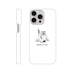 Karma is a Cat iPhone case - Midnights Era Swiftie