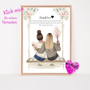 Definition Sister Picture Personalized, Sister Heart Picture, Gift for Sister Birthday, Birthday Gift Sister Poster, #B85