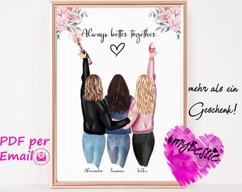 Freundin Geschenk Etsy 