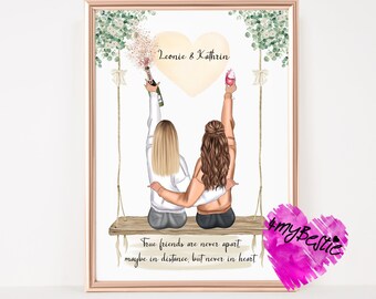 Best friend gift | Personalized gift for girlfriend | Personalized girlfriend gift | Girlfriend birthday Christmas | B56
