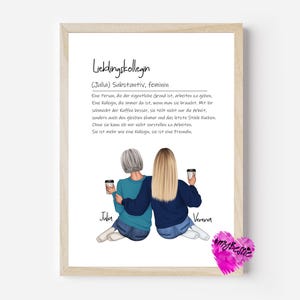 Definition favorite colleague best colleague, gift favorite colleague birthday, farewell gift work colleague picture poster