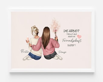 personalized gift for a work colleague | farewell gift for a colleague | gift for a colleague birthday gift | poster