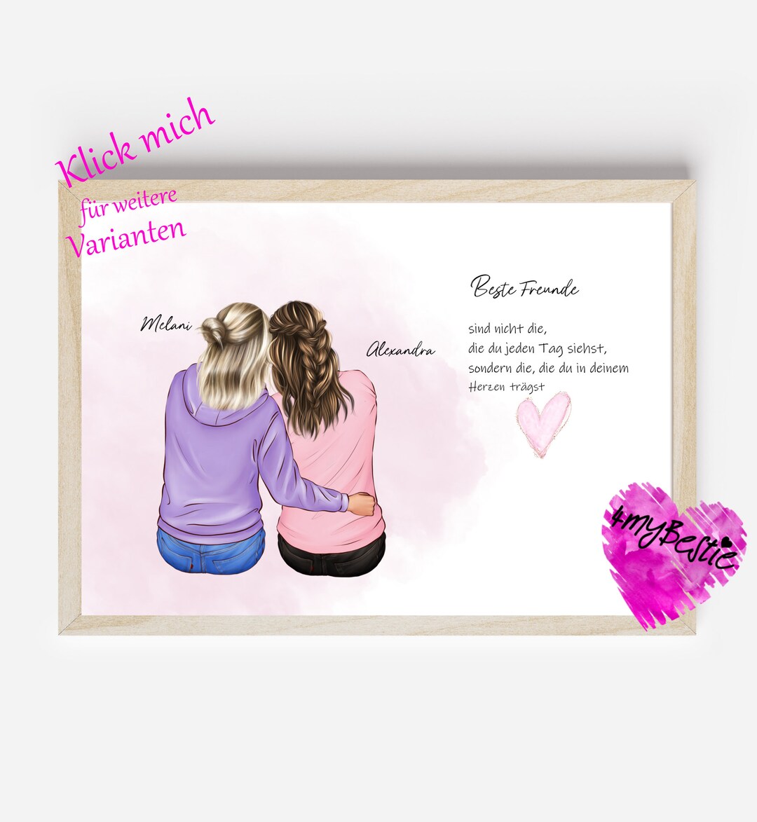 Sprüche Für Beste Freundin Zum Geburtstag Geschenk für die beste Freundin personalisiert, Beste Freundin