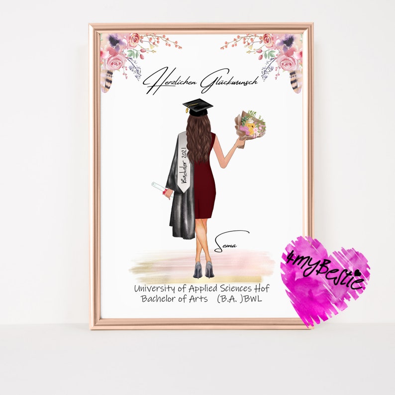 Graduation Gift Personalized Bachelor Master Graduate Gift Etsy