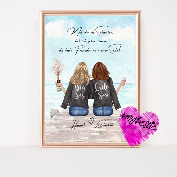 Geschenk Schwester, Geburtstagsgeschenk ...