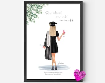 Personalized graduation gift | High school graduation gift | Graduation gifts for daughter | High school graduate | Bachelor's/Master's graduate gift