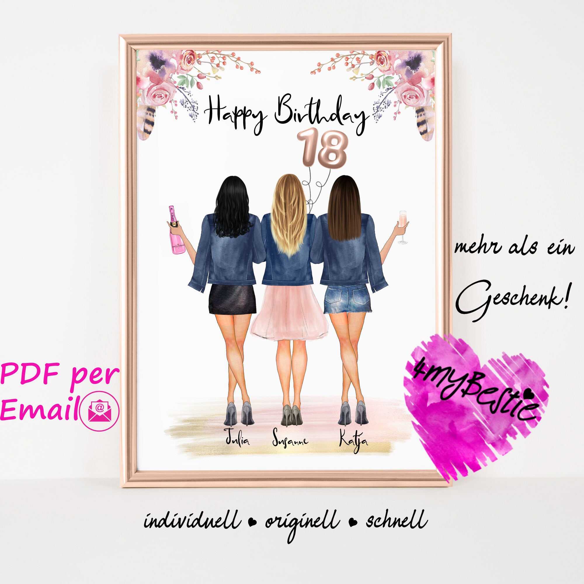 Geburtstagsgeschenk Beste Freundin 20. Geburtstag Geschenk Etsy
