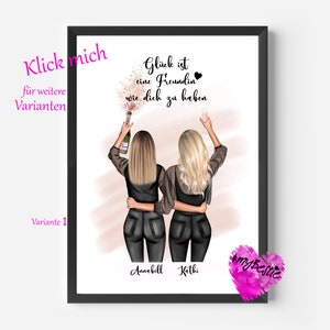 Best friend gift | personalized gift | birthday gift for her | personalized poster | gift idea best friend