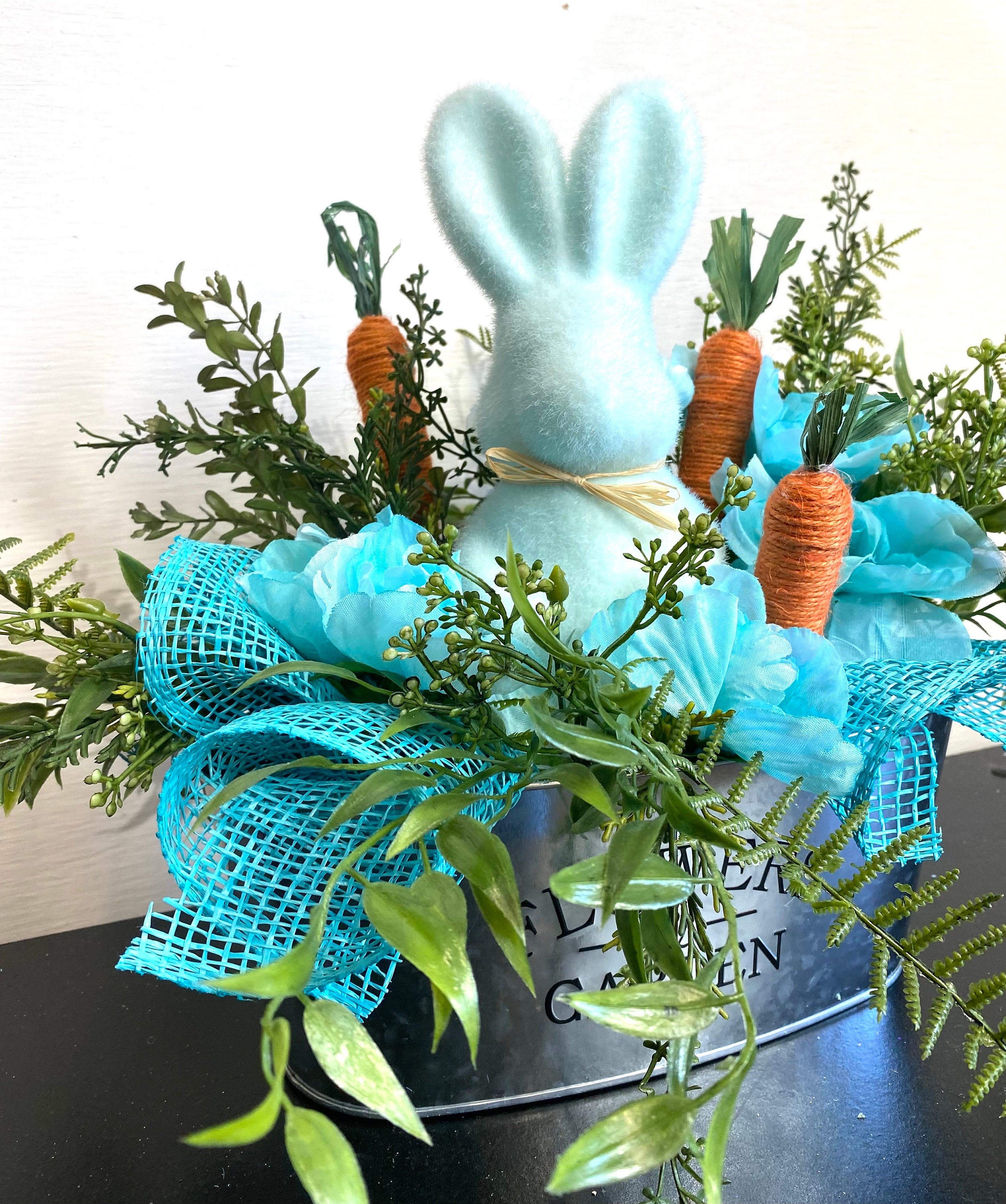 Seasonal Decor Easter Themed Kitchen Towel - 15 X 25 Inches - Easter Bunny Basket