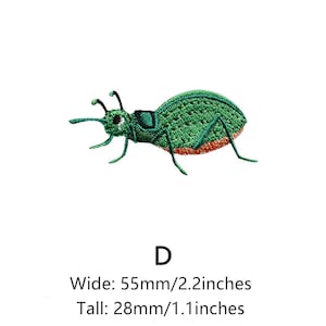 Embroidered Insect Stick-on Patch,ladybug Beetle Self Adhesive Patches ...