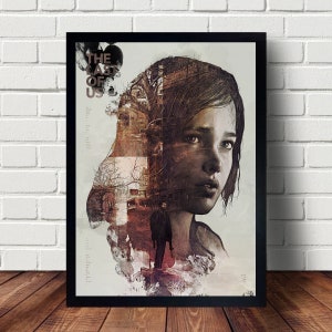 Last of US Poster Canvas Art Wall Home Decor (No Frame)