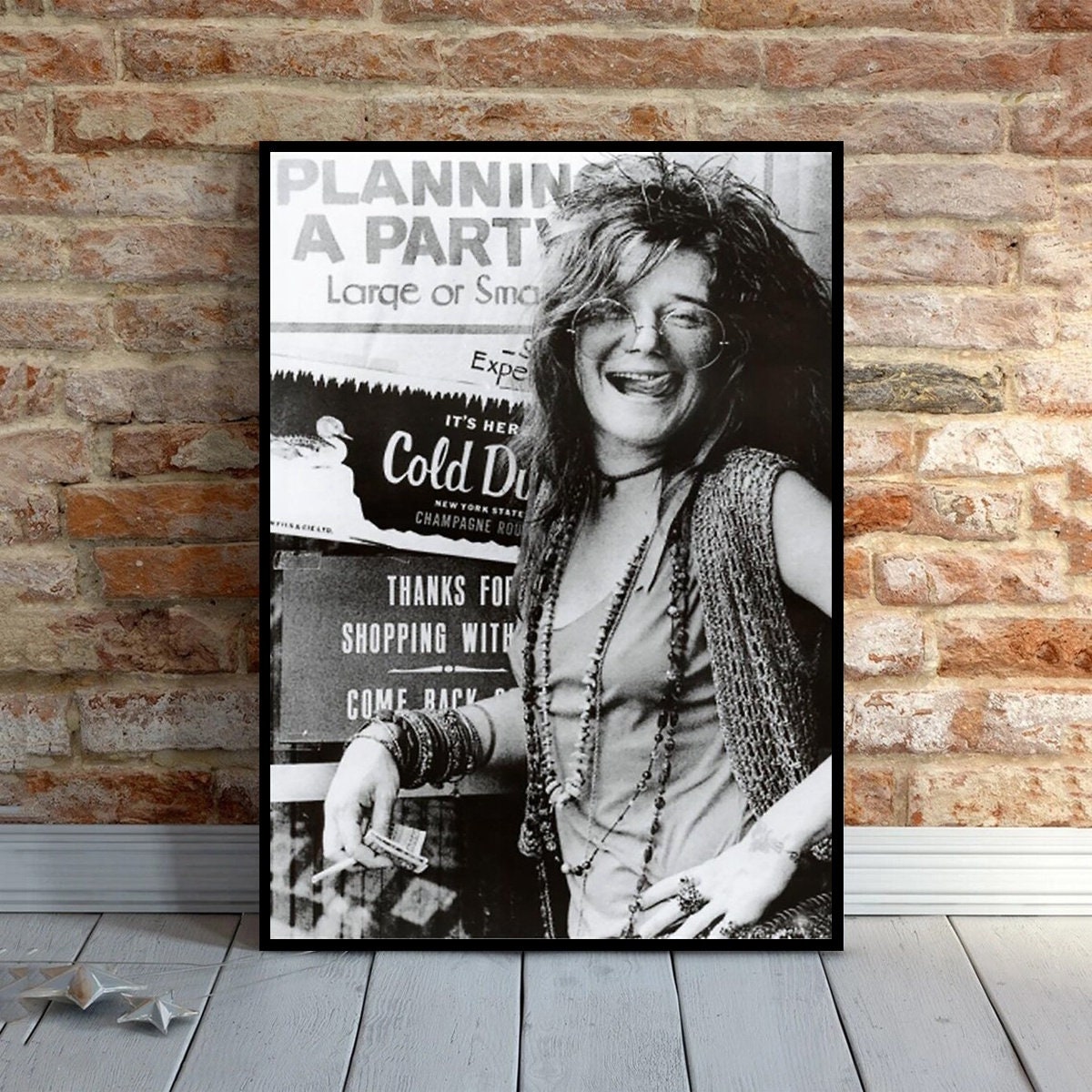 Janis Joplin Music Poster Canvas Wall Art Home Decor no Frame - Etsy