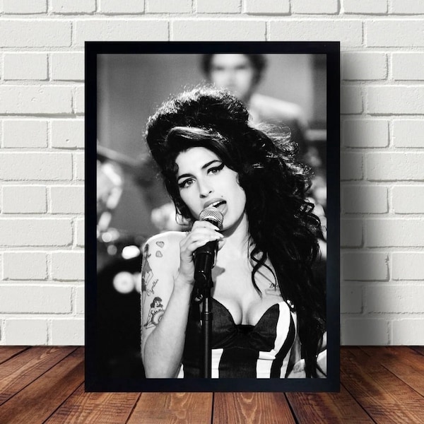Amy Winehouse Poster Canvas Art Wall Home Decor (No Frame)