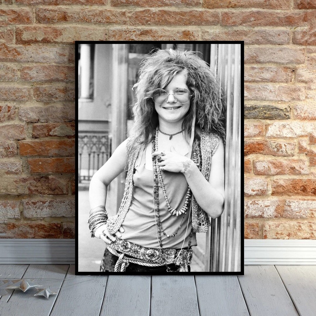 Janis Joplin Music Poster Canvas Wall Art Home Decor no Frame - Etsy