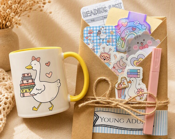 Personalised Book Lover Gift Set | Genre Choice, Surprise Book & Accessories| Mug