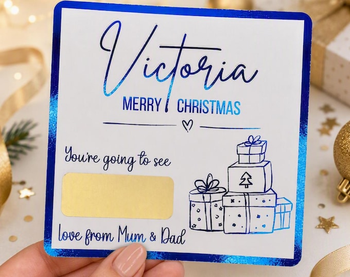 Personalised gift voucher, gift card, custom made gift card, for any event, voucher & envelope, foiled gift card