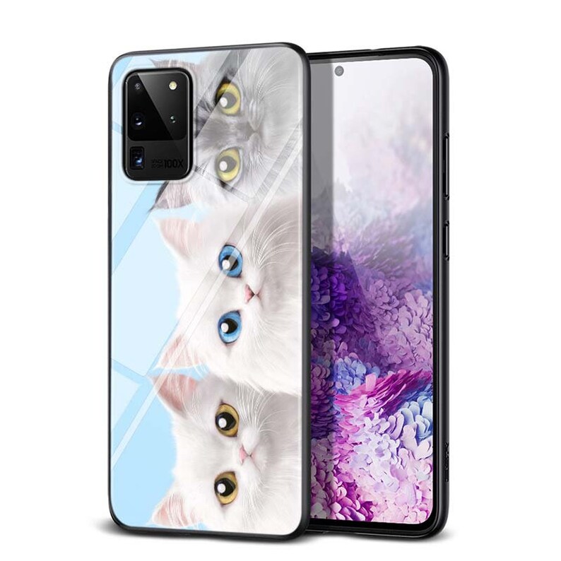 Cute Funny Cats Kitten Protective Cases Covers for Samsung Galaxy Series A M J S S10 S20 S21 A11 A21 A51 A71 4G 5G Note Ultra Plus