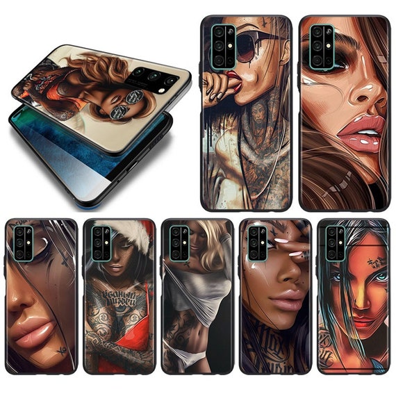 Fashion Sexy Tattooed Girl Protective Case for Iphone 8 X XS - Etsy