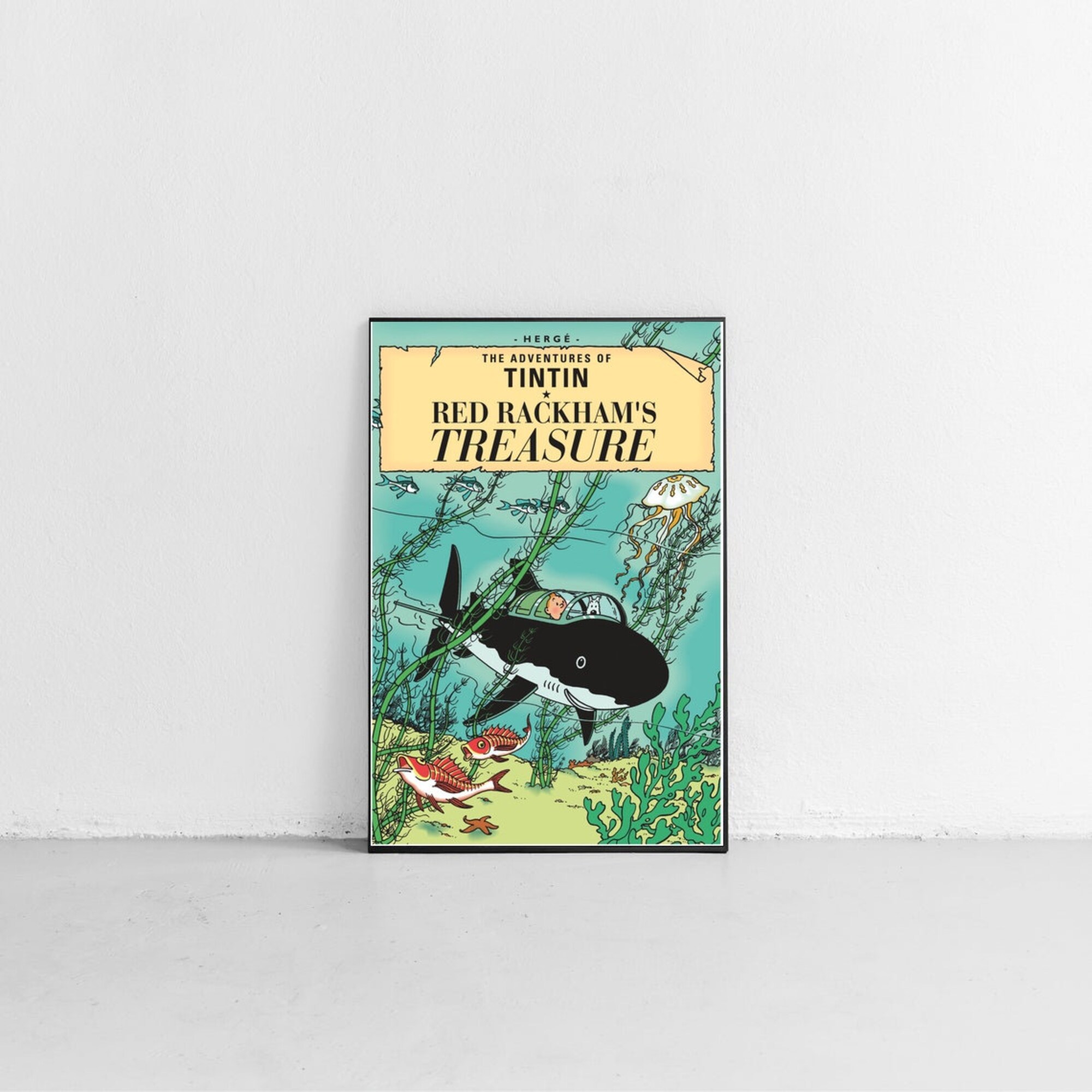 Discover The Adventures of Tintin And Dog Red Rackham's Treasure Movie Poster